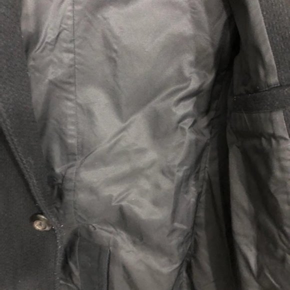 MENS LUXE G-STAR RAW DECOY WOOL GARBER TRENCHCOAT SIZE M - Picture 6 of 13